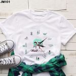 New Harajuku Women's Summer T-Shirt | 90s Nail Art Clock Graphic Tee for Ladies - Image 3