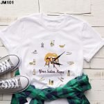 New Harajuku Women's Summer T-Shirt | 90s Nail Art Clock Graphic Tee for Ladies - Image 11