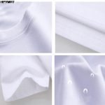 Trendy Women’s Fashion T-Shirts | White & Pink Short Sleeve Tops for Spring & Summer | Stylish Femme Tees - Image 4