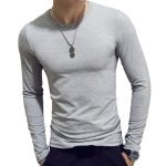 Men's Long Sleeve Cotton Thermal Undershirt | Casual Full Sleeve Round Neck Tees for Spring & Autumn - Image 12