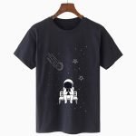 Men's Summer Round Neck T-Shirt | Casual Astronaut Print Short Sleeve Tee | Comfortable All-Match Tops - Image 8