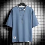 Trendy Summer Men’s T-Shirts | Solid Hip Hop Casual Tees | Street Brand Short Sleeve Tops - Image 4