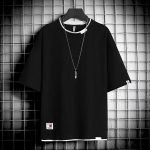 Trendy Summer Men’s T-Shirts | Solid Hip Hop Casual Tees | Street Brand Short Sleeve Tops - Image 7