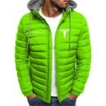 Unisex Tesla Car Logo Hoodies | Cotton Zipper Parka Coats for Winter & Autumn - Image 12