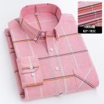Men's Plaid Shirt | Pure Cotton Oxford Casual Long Sleeve Button-Down - Korean Fashion Trends - Image 23