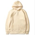 Autumn And Winter Plush Men's Sweater Large Solid Color European And American Pullover Hoodie - Image 7