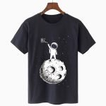 Men's Summer Round Neck T-Shirt | Casual Astronaut Print Short Sleeve Tee | Comfortable All-Match Tops - Image 15