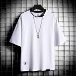 Trendy Summer Men’s T-Shirts | Solid Hip Hop Casual Tees | Street Brand Short Sleeve Tops - Image 2