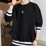 Trendy O Neck Sweatshirts | Patchwork Men's Autumn Polyester Streetwear & Hip Hop Pullovers - Image 5