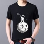 Men's Summer Round Neck T-Shirt | Casual Astronaut Print Short Sleeve Tee | Comfortable All-Match Tops - Image 7