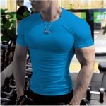 Men's Summer Short Sleeve Fitness T-Shirts | Oversized Gym & Running Tops | High-Quality Casual Workout Wear - Image 7
