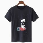 Men's Summer Round Neck T-Shirt | Casual Astronaut Print Short Sleeve Tee | Comfortable All-Match Tops - Image 9