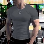 Men's Summer Short Sleeve Fitness T-Shirts | Oversized Gym & Running Tops | High-Quality Casual Workout Wear - Image 13