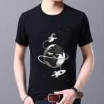 Men's Summer Round Neck T-Shirt | Casual Astronaut Print Short Sleeve Tee | Comfortable All-Match Tops - Image 11
