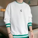 Trendy O Neck Sweatshirts | Patchwork Men's Autumn Polyester Streetwear & Hip Hop Pullovers - Image 9