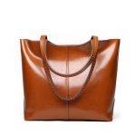 Women's Luxury Genuine Cow Leather Handbag – Versatile Large-Capacity Fashion Bag - Image 2