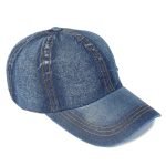Vintage Washed Cotton Baseball Cap – Unisex Denim Dad Hat, Adjustable Trucker Style - Image 5