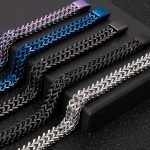 Solid Stainless Steel Men's Bracelet – Engravable Wrist Chain with Custom Logo, Name & Date - Image 11