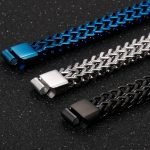 Solid Stainless Steel Men's Bracelet – Engravable Wrist Chain with Custom Logo, Name & Date - Image 10