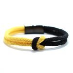 Fashion Men's Rope Bracelet – Concentric Knot Stainless Steel Camping Survival Jewelry - Image 7
