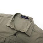 Fredd Marshall Men's Military Shirt – Short Sleeve 100% Cotton Cargo Work Shirt - Image 6