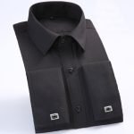 Men's Classic French Cufflinks Shirt – Brand Long Sleeve Formal Dress Camisa Masculina - Image 4