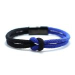 Fashion Men's Rope Bracelet – Concentric Knot Stainless Steel Camping Survival Jewelry - Image 11