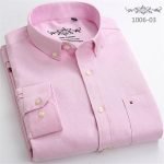 Men's New Plaid Long Sleeve Cotton Shirt – Casual Dress Shirt with Chest Pocket, Regular-Fit - Image 8