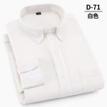 Men's Corduroy Long Sleeve Shirt – Autumn Business Casual Brand Shirt in Blue and Red - Image 9
