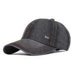 Vintage Washed Cotton Baseball Cap – Unisex Denim Dad Hat, Adjustable Trucker Style - Image 9