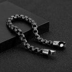 Vintage Stainless Steel Men's Bracelet – Retro Punk Motorcycle Hand Chain Jewelry - Image 4
