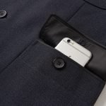 Men's Dark Grey Tunic Suit Set | Chinese Mao Suit Coat with Pants - Zhongshan Blazer and Trouser Twinset - Image 3
