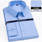 Men's Non-Ironing Bamboo Fiber Shirts – Soft Cozy Slim Fit Long & Short Sleeve Options - Image 23