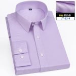 Men's Non-Ironing Bamboo Fiber Shirts – Soft Cozy Slim Fit Long & Short Sleeve Options - Image 6