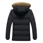 Men's Military Parka | Warm Fleece Detachable Hat Windproof Coat - Image 5
