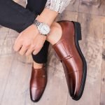 Men’s Leather Oxford Dress Shoes | Comfortable & Stylish Business Formal Footwear - Image 3