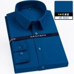 Men's Non-Ironing Bamboo Fiber Shirts – Soft Cozy Slim Fit Long & Short Sleeve Options - Image 9