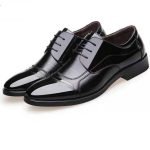 Luxury Oxford Leather Shoes for Men | Breathable Formal Dress Flats - Image 3