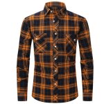Checked Shirt men 06