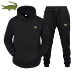 CARTELO Men's Fashion Suit – Autumn/Winter Fleece Hoodie and Pants 2-Piece Sports Set - Image 8