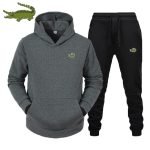 CARTELO Men's Fashion Suit – Autumn/Winter Fleece Hoodie and Pants 2-Piece Sports Set - Image 17