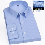 Men's Non-Ironing Bamboo Fiber Shirts – Soft Cozy Slim Fit Long & Short Sleeve Options - Image 18