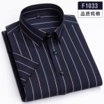 Men's Summer Checkered Short Sleeve Shirts – 100% Cotton Soft Breathable Casual Plaid - Image 6