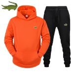CARTELO Men's Fashion Suit – Autumn/Winter Fleece Hoodie and Pants 2-Piece Sports Set - Image 10