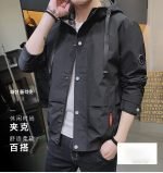 Men's Hooded Zip Jacket | Autumn Casual Streetwear Windbreaker - Image 4