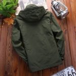 Men's Hooded Military Windbreaker | Lightweight Casual Outdoor Jacket - Image 7