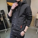 Men's Hooded Zip Jacket | Autumn Casual Streetwear Windbreaker - Image 3