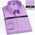 Men's Non-Ironing Bamboo Fiber Shirts – Soft Cozy Slim Fit Long & Short Sleeve Options - Image 17