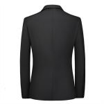 High-Quality Men's Blazer | Slim Fit Solid Color Dress Suit Coat - Image 7