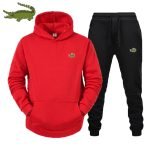 CARTELO Men's Fashion Suit – Autumn/Winter Fleece Hoodie and Pants 2-Piece Sports Set - Image 5